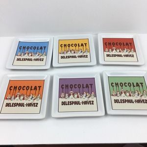 Pattery Barn Chocolat Delespaul-Havez coasters set of 6